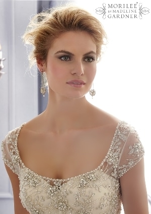 Types of wedding dress necklines