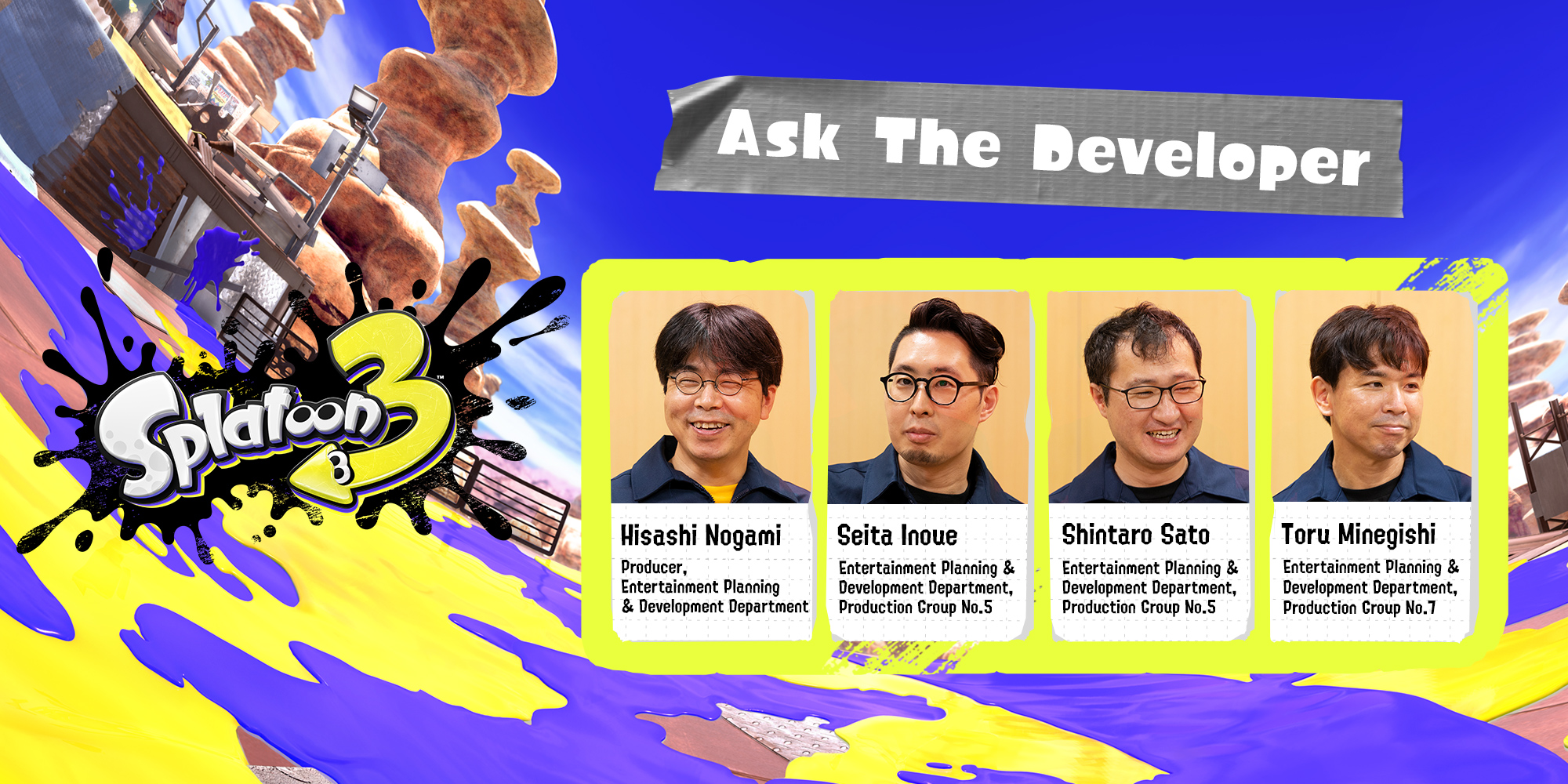 Ask the Developer Vol. 7, Splatoon 3 – Chapter 1