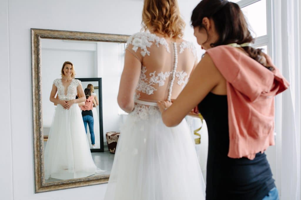 wedding dress alterations
