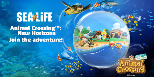 The Animal Crossing: New Horizons collaboration event at SEA LIFE UK kicks off in February! 